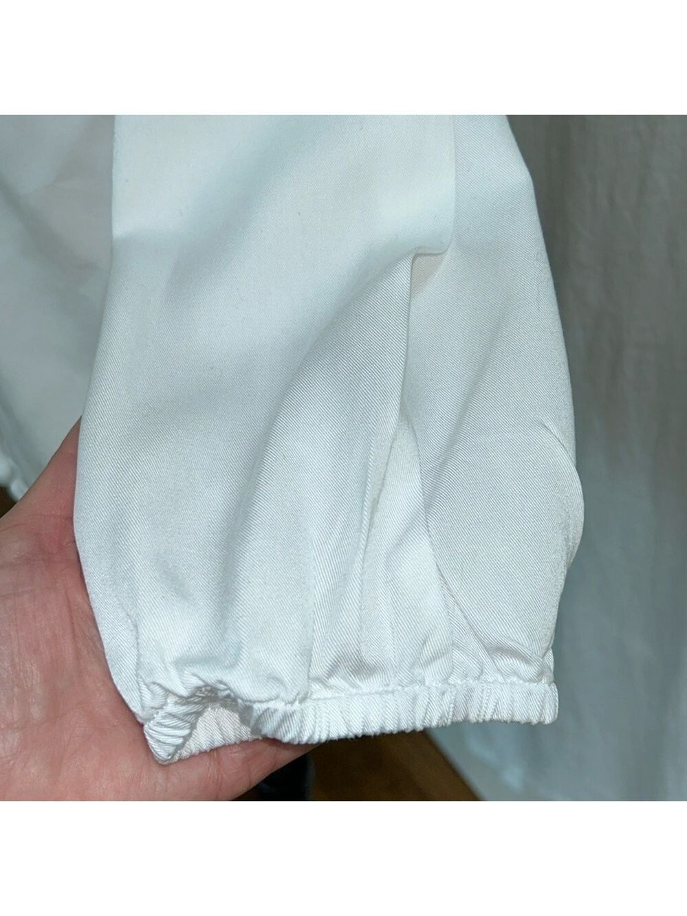 White House/Black Market: White, Tie Blouse: Size Small - Picture 5 of 9